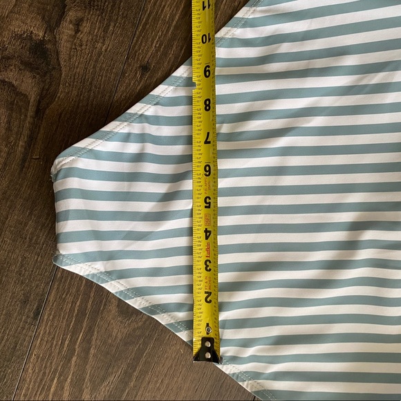 CLEARANCE Striped Ruffle Button 1Pc Swimsuit - Picture 7 of 7